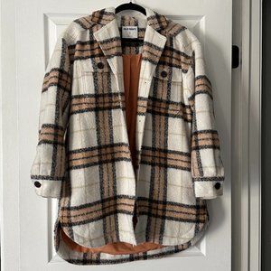 Old Navy beige shacket - size M